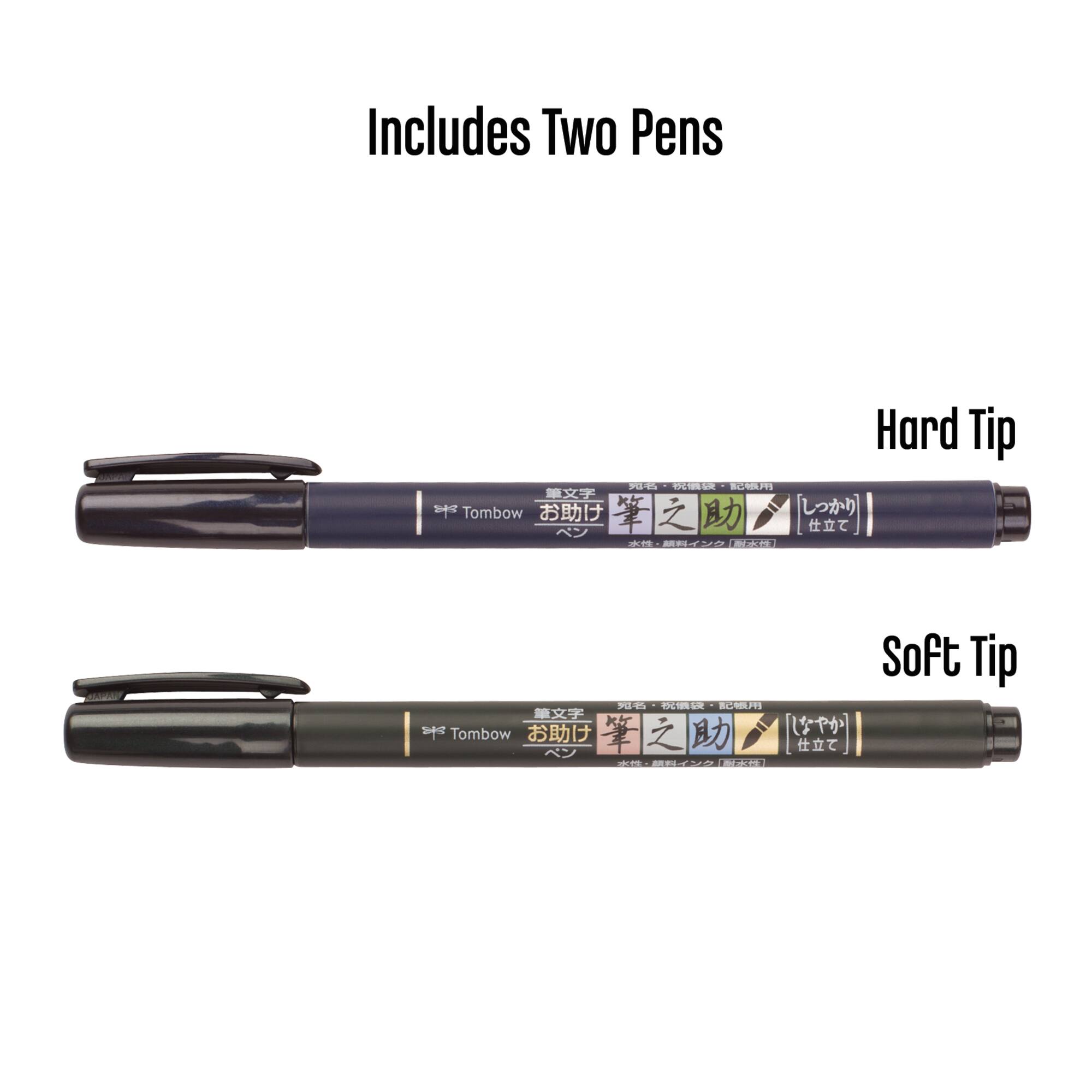Tombow Fudenosuke Calligraphy Brush Pens